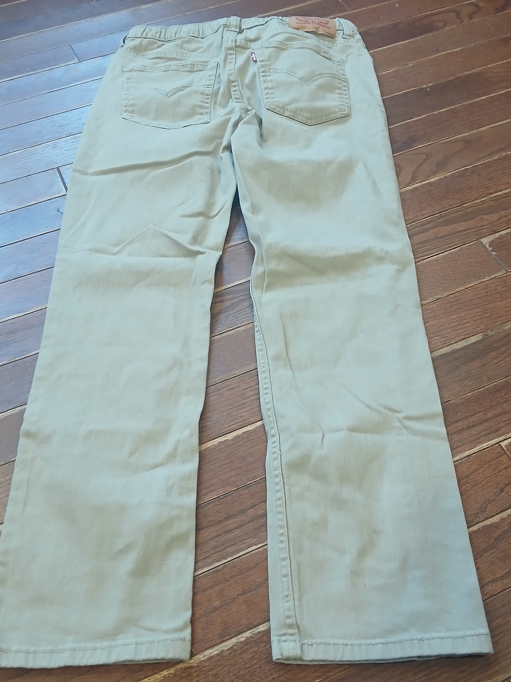 Levi's Kids Pull-On Chino Pants in Light Khaki Sz 16 Reg ( 28x30) Uniform School - Picture 6 of 7